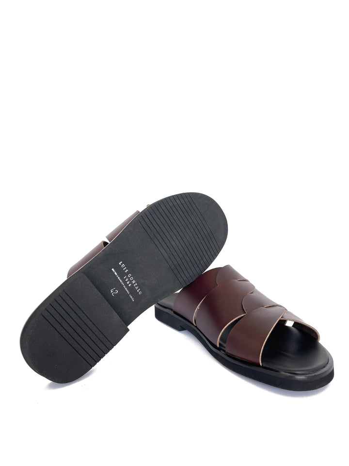 SANDALIAS 8096H MARRÓN HOMBRE