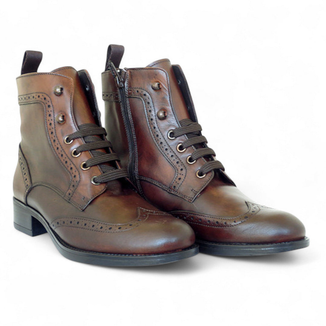 BOTINES MUJER MARRONES