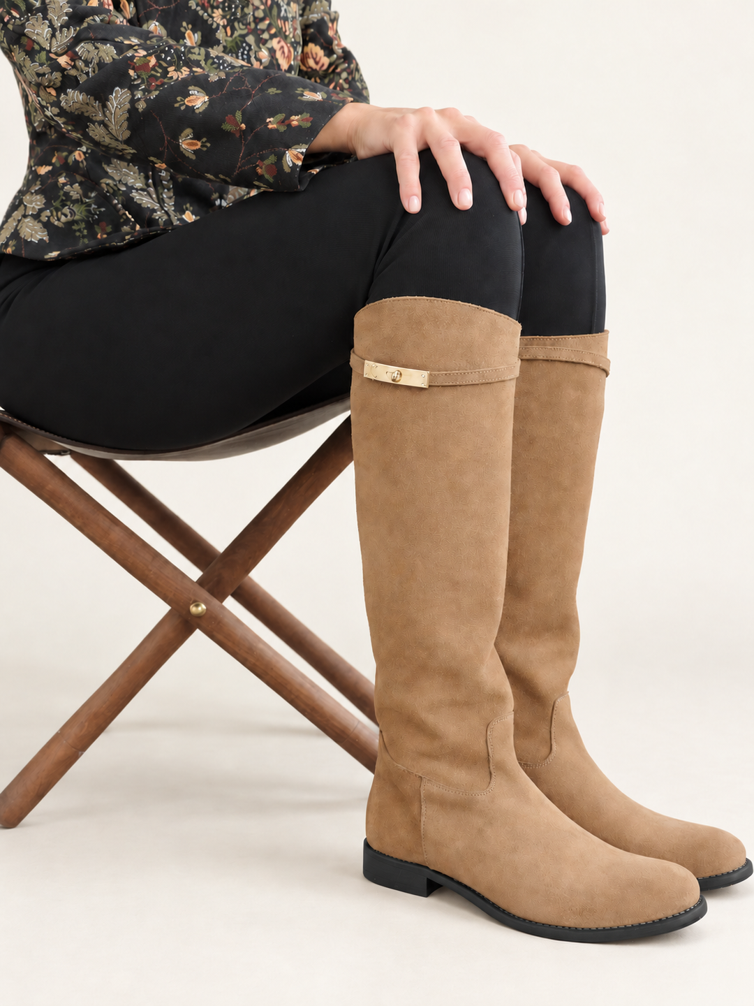 BOTA HIPICA CAMEL MUJER