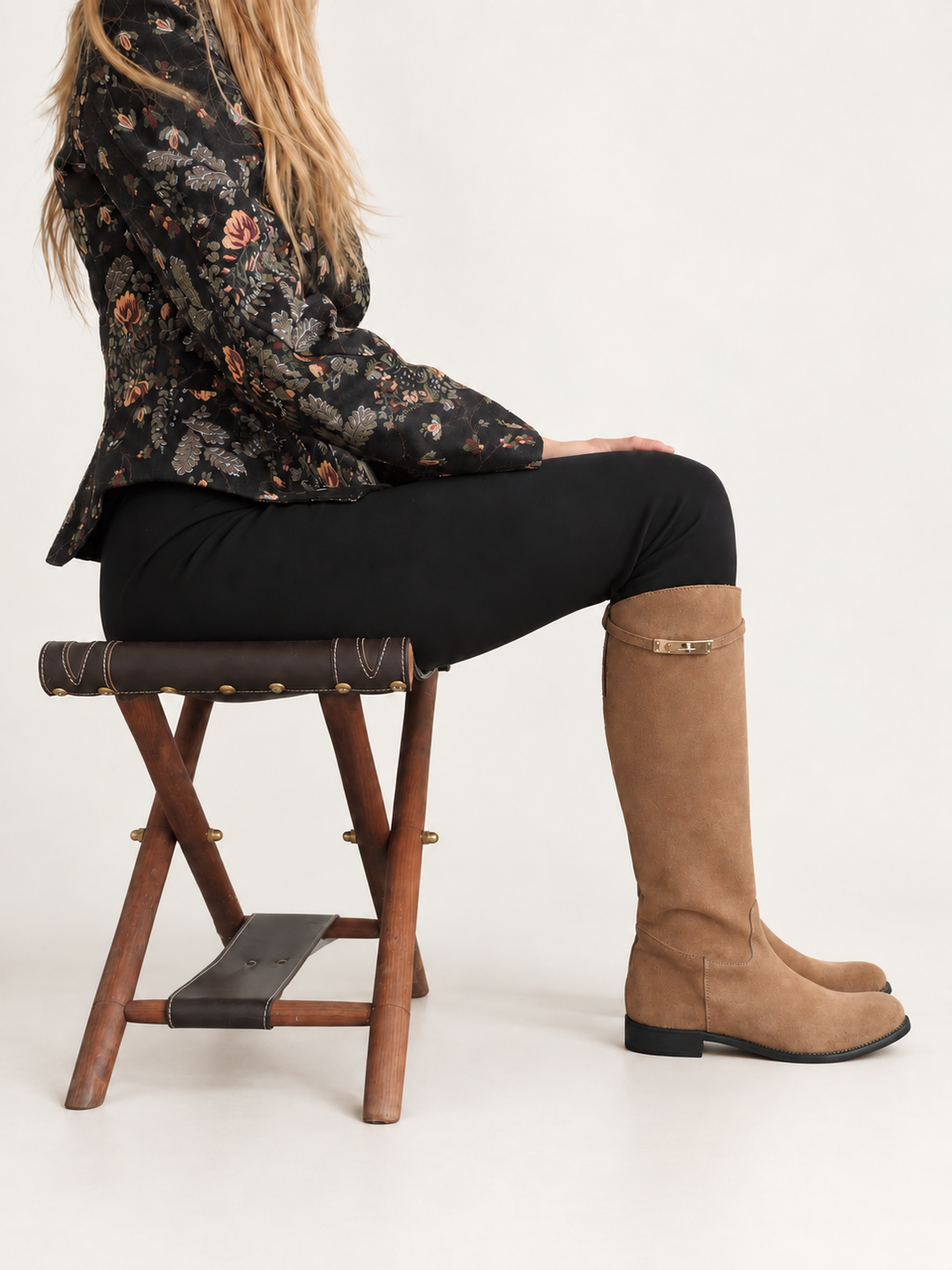 BOTA HIPICA CAMEL MUJER