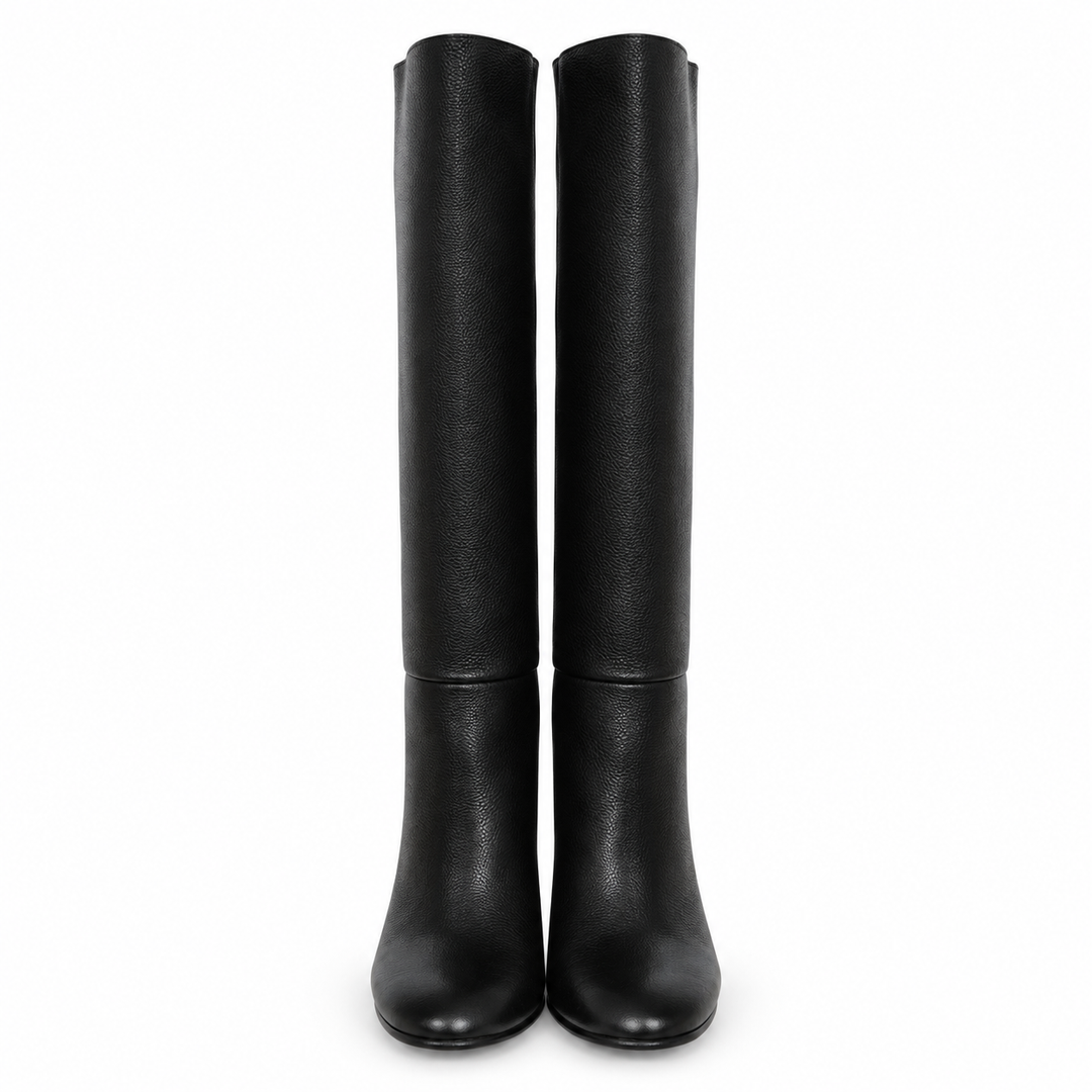 WOMEN'S DARK LEATHER BOOT