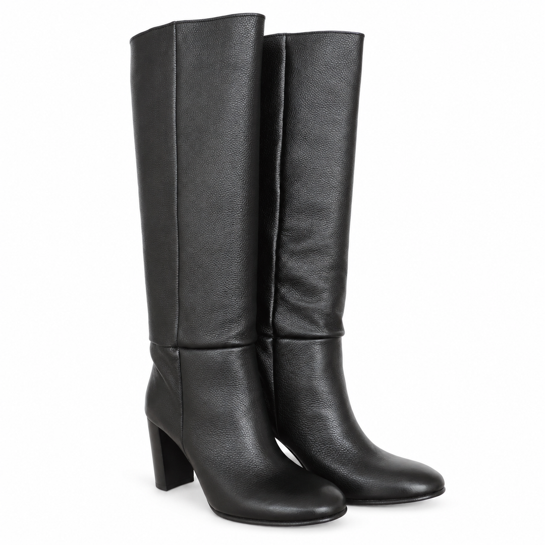 WOMEN'S DARK LEATHER BOOT