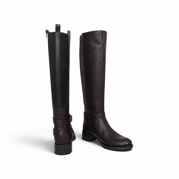 WOMEN'S DARK LEATHER BOOT