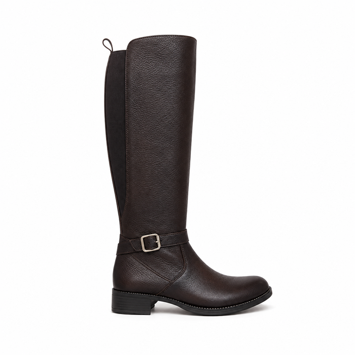 WOMEN'S DARK LEATHER BOOT