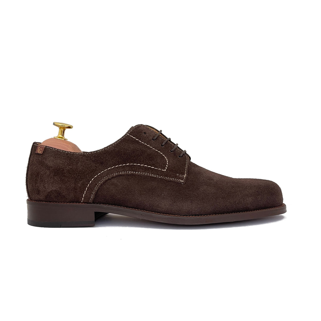 ZAPATO ANTE MARRÓN HOMBRE