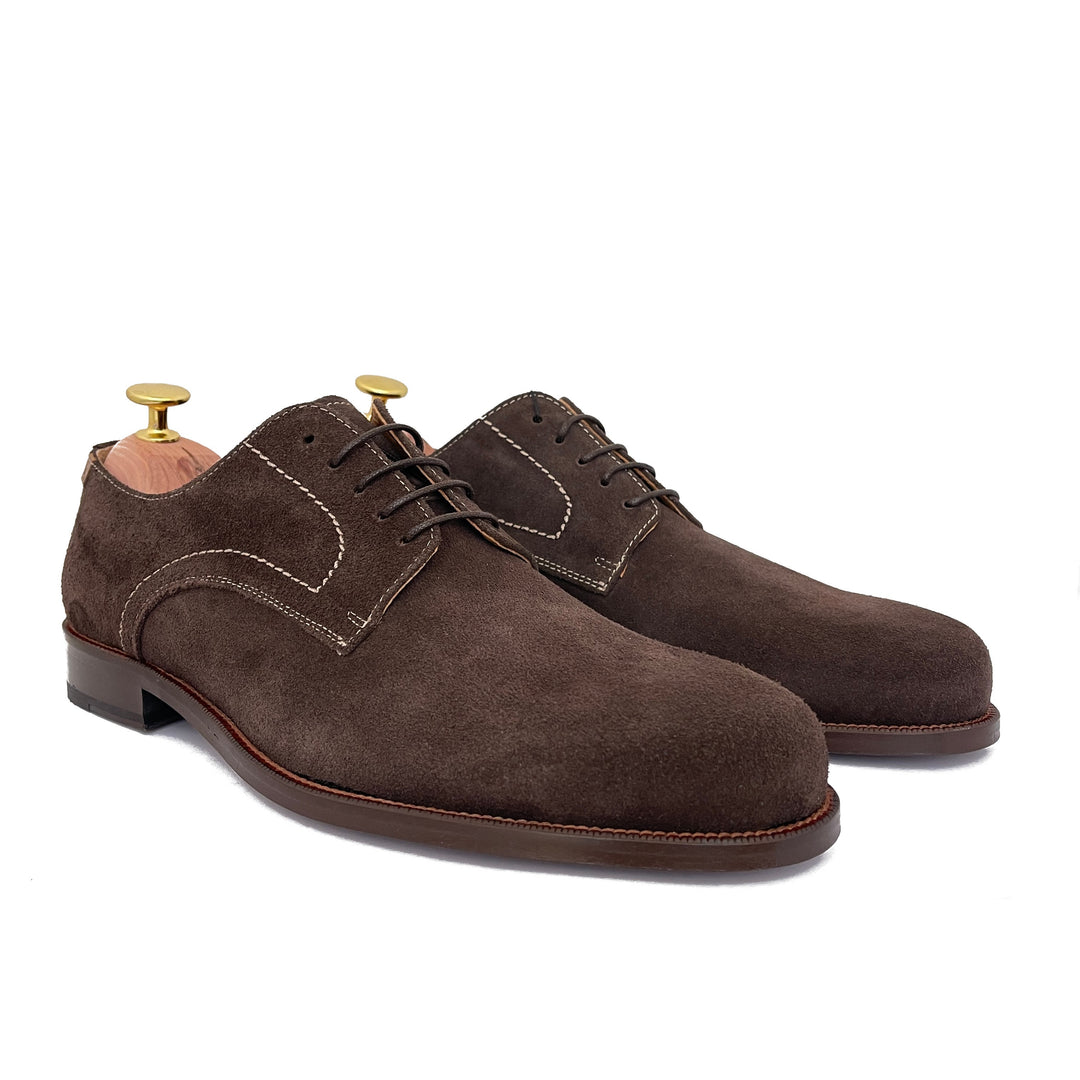 ZAPATO ANTE MARRÓN HOMBRE