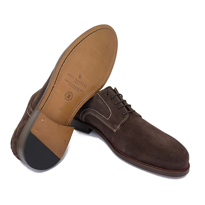 ZAPATO ANTE MARRÓN HOMBRE