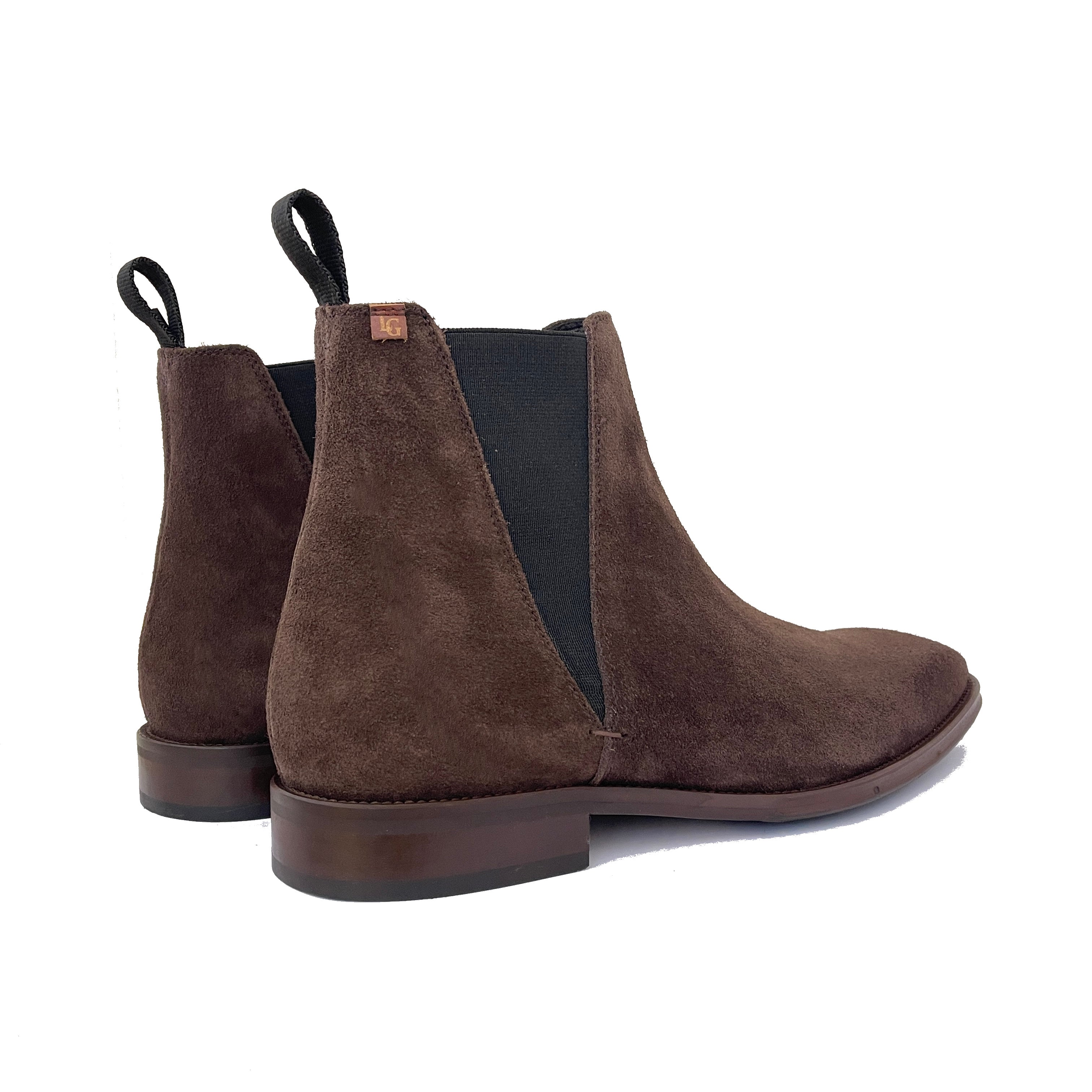 Luis Gonzalo 1966 Chelsea Taupe Tan Chelsea Pull On Ankle Boots EU 40‎ IMG_0573_1800x1800.jpg?v=  main image 4