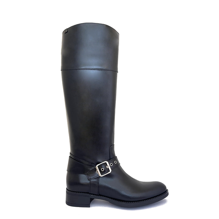 WOMEN'S DARK LEATHER BOOT