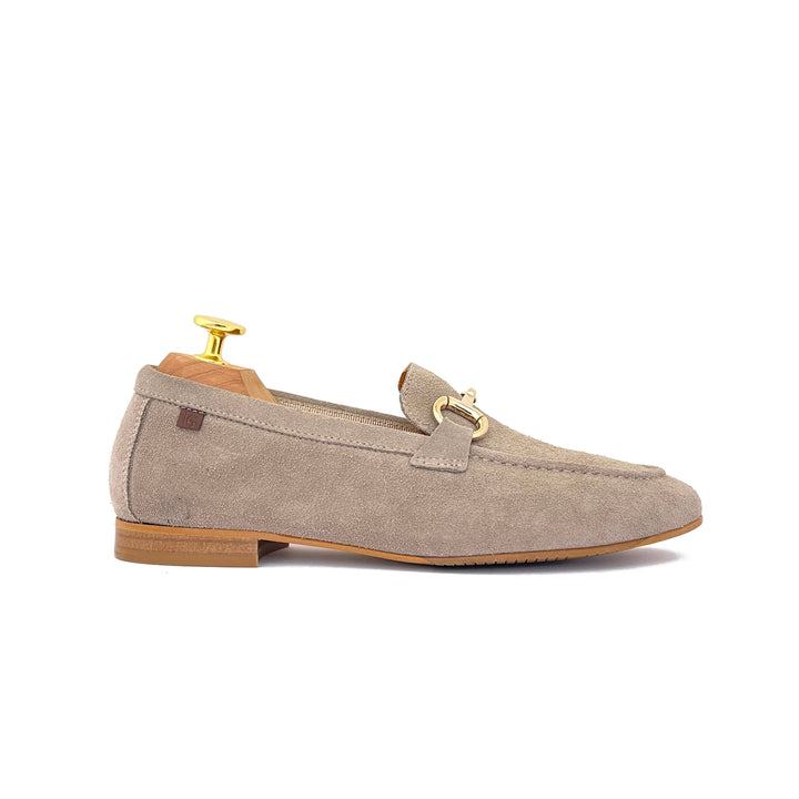 BEIGE WOMEN'S LOAFERS