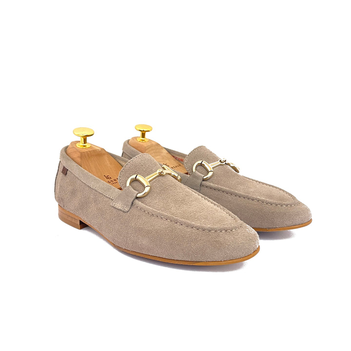 BEIGE WOMEN'S LOAFERS