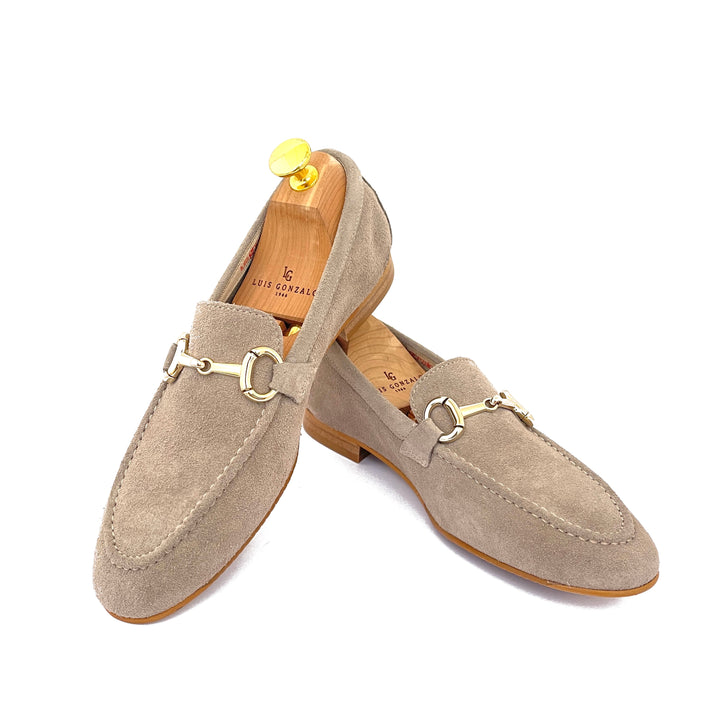 BEIGE WOMEN'S LOAFERS