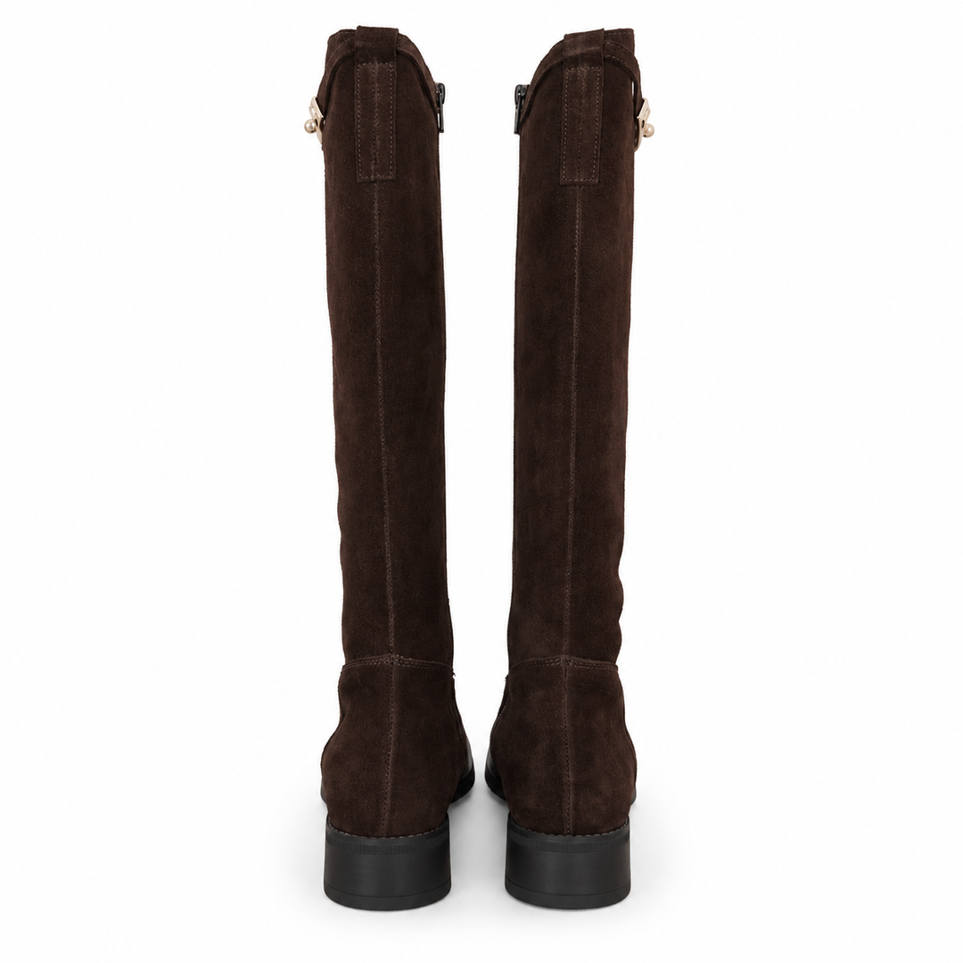 WOMEN'S DARK LEATHER BOOT