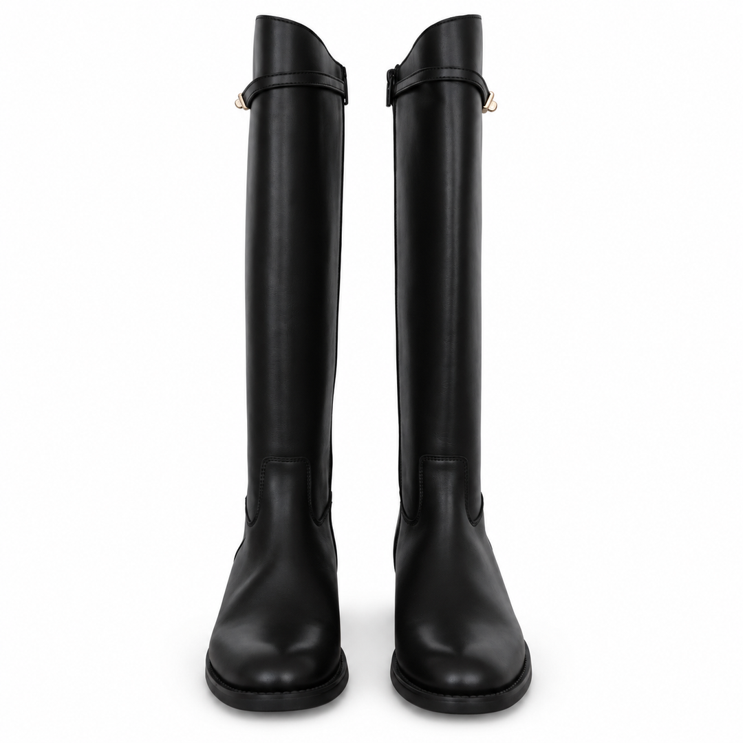 WOMEN'S DARK LEATHER BOOT
