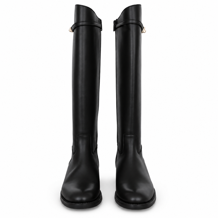 WOMEN'S DARK LEATHER BOOT