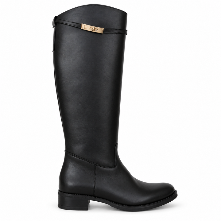 WOMEN'S DARK LEATHER BOOT