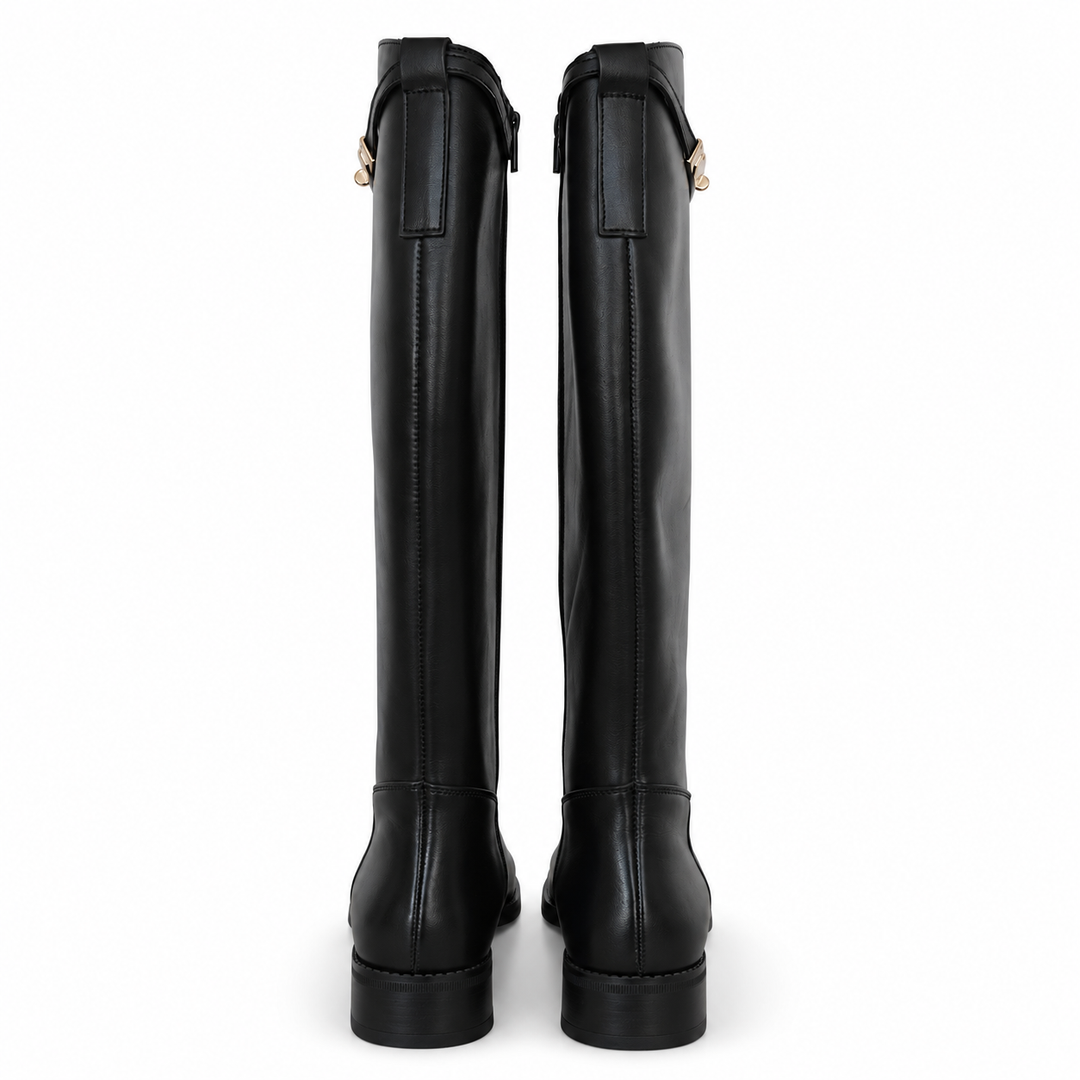 WOMEN'S DARK LEATHER BOOT