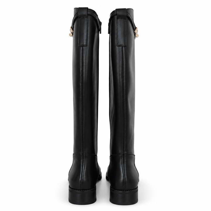WOMEN'S DARK LEATHER BOOT